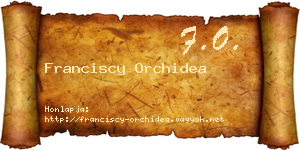 Franciscy Orchidea névjegykártya